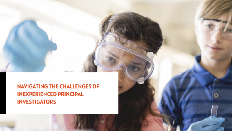 Inexperienced Principal Investigators and its effects