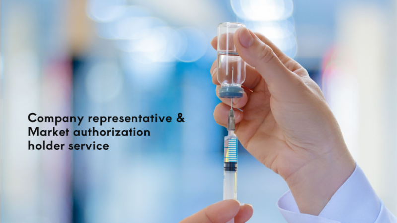 Company representative & Market authorization holder service